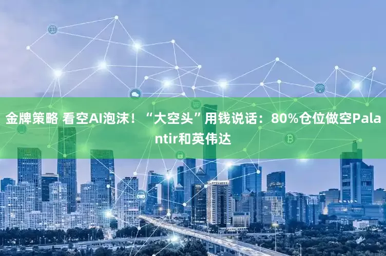 金牌策略 看空AI泡沫！“大空头”用钱说话：80%仓位做空Palantir和英伟达